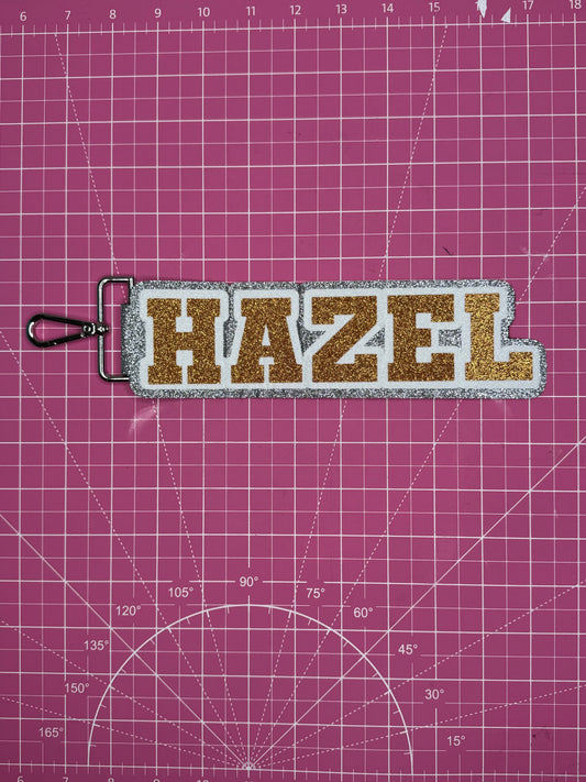 Customized Glitter Bag Tags