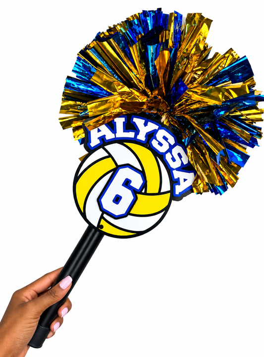Personalized Volleyball Spirit Stick