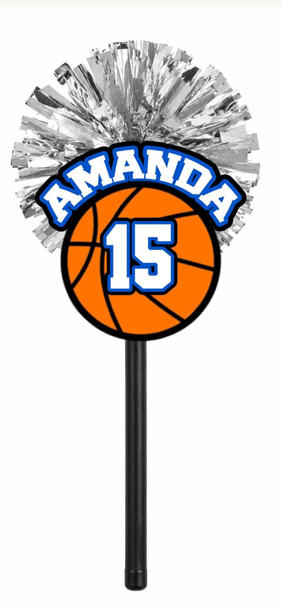 Personalized Basketball Spirit Stick
