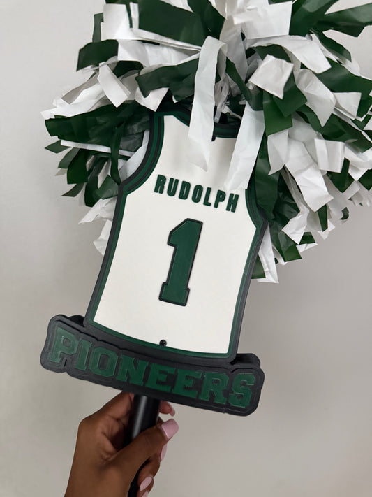 Personalized Basketball Jersey Spirit Stick