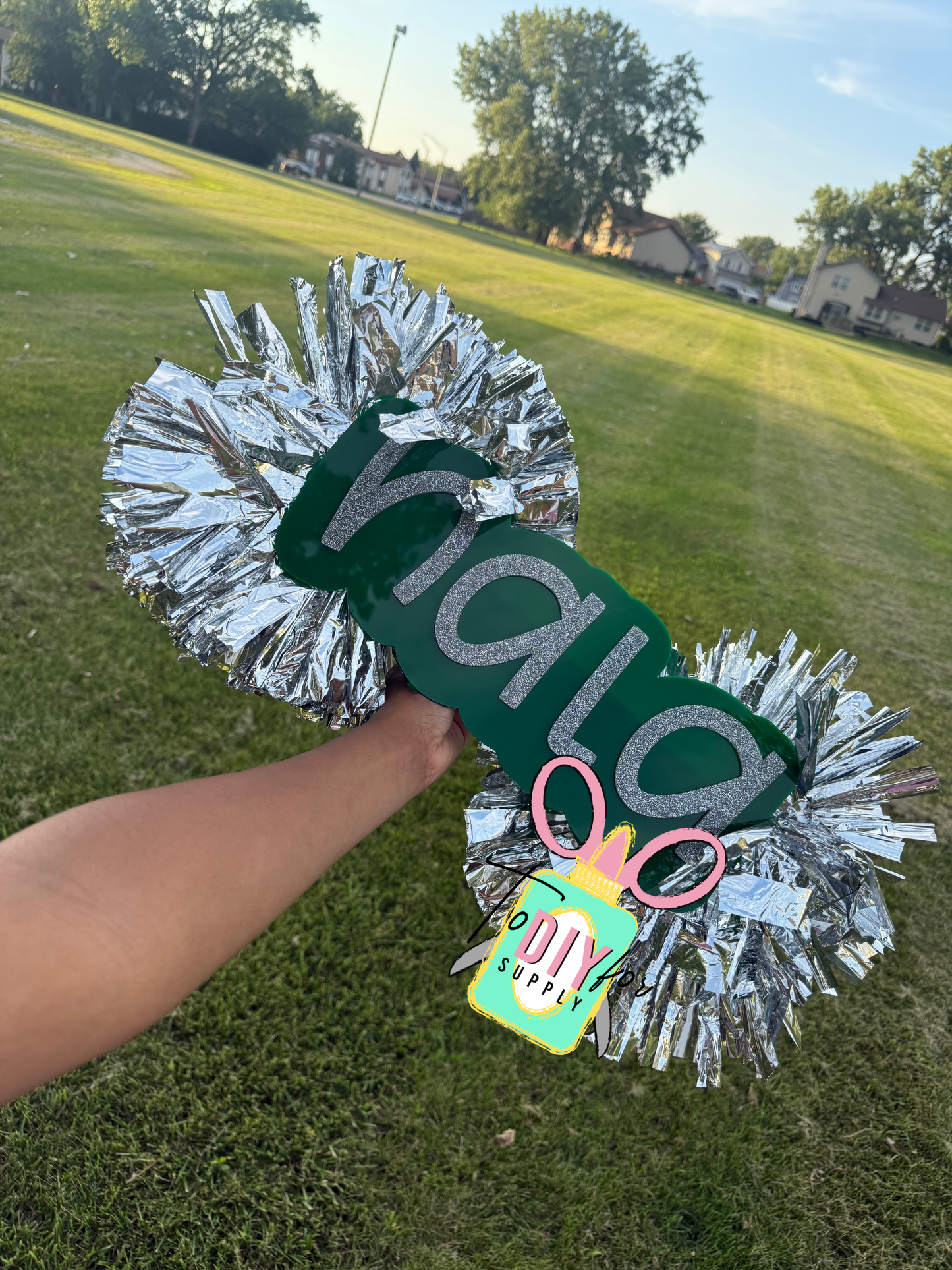 Personalized Acrylic Spirit Stick - TWO COLOR