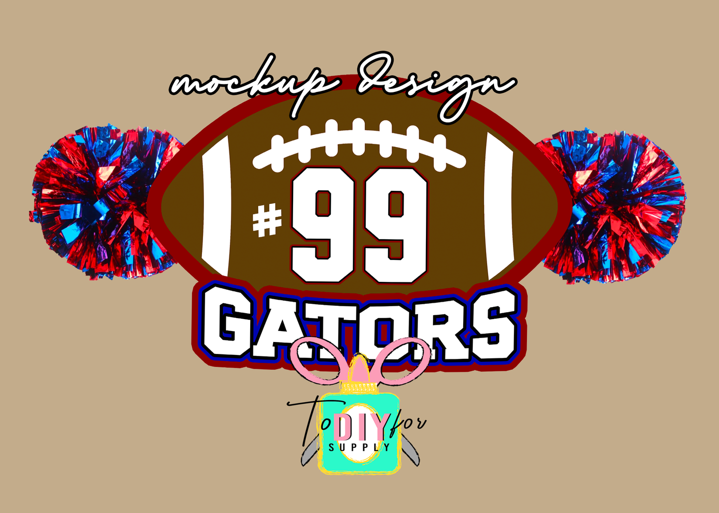 Personalized Football Spirit Stick
