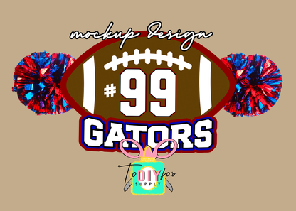 Personalized Football Spirit Stick