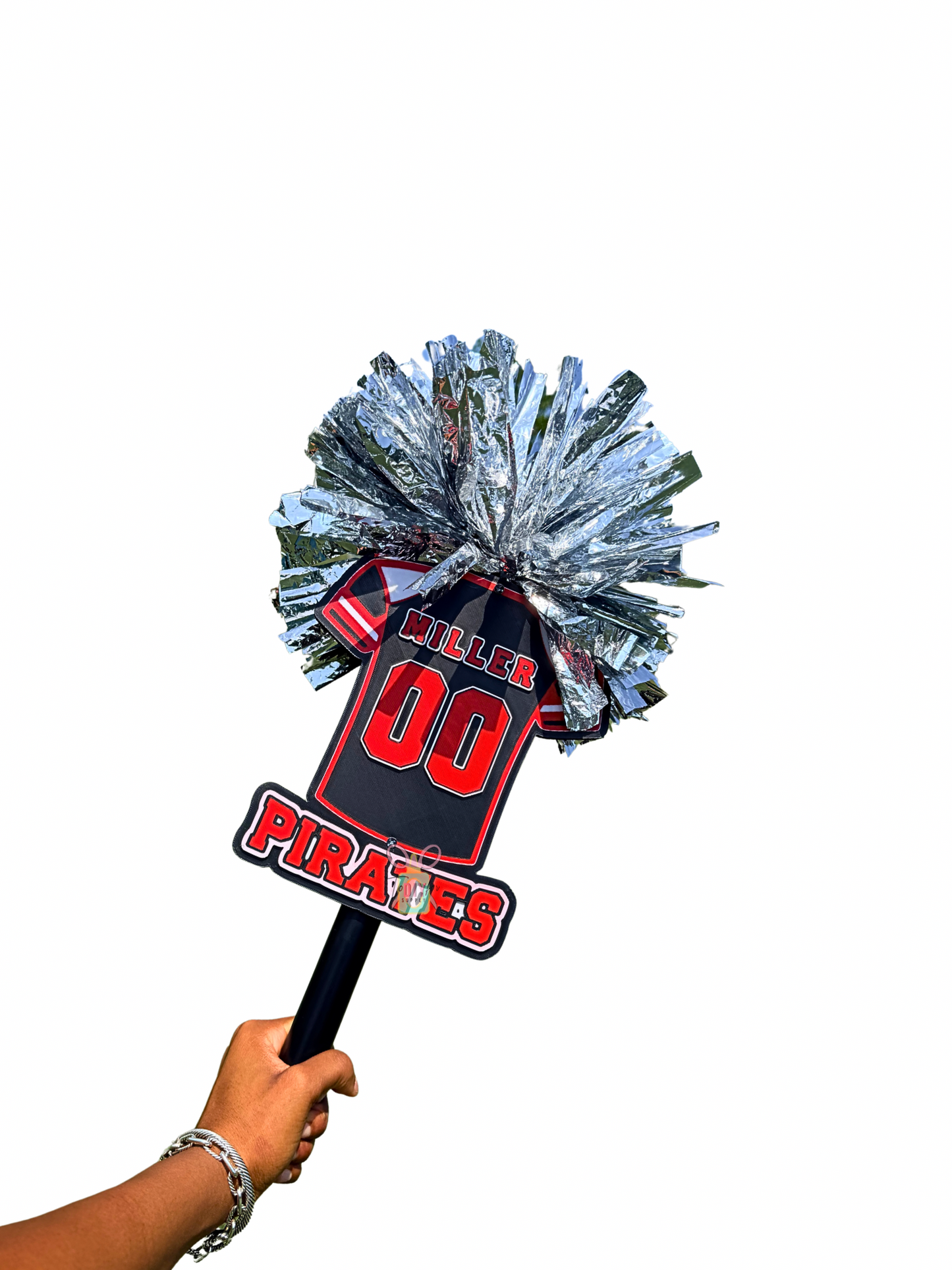 Personalized Football Jersey Spirit Stick