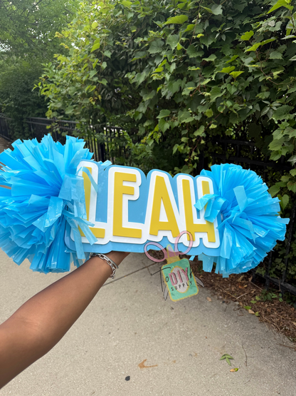 Personalized Three-Color Acrylic Spirit Stick