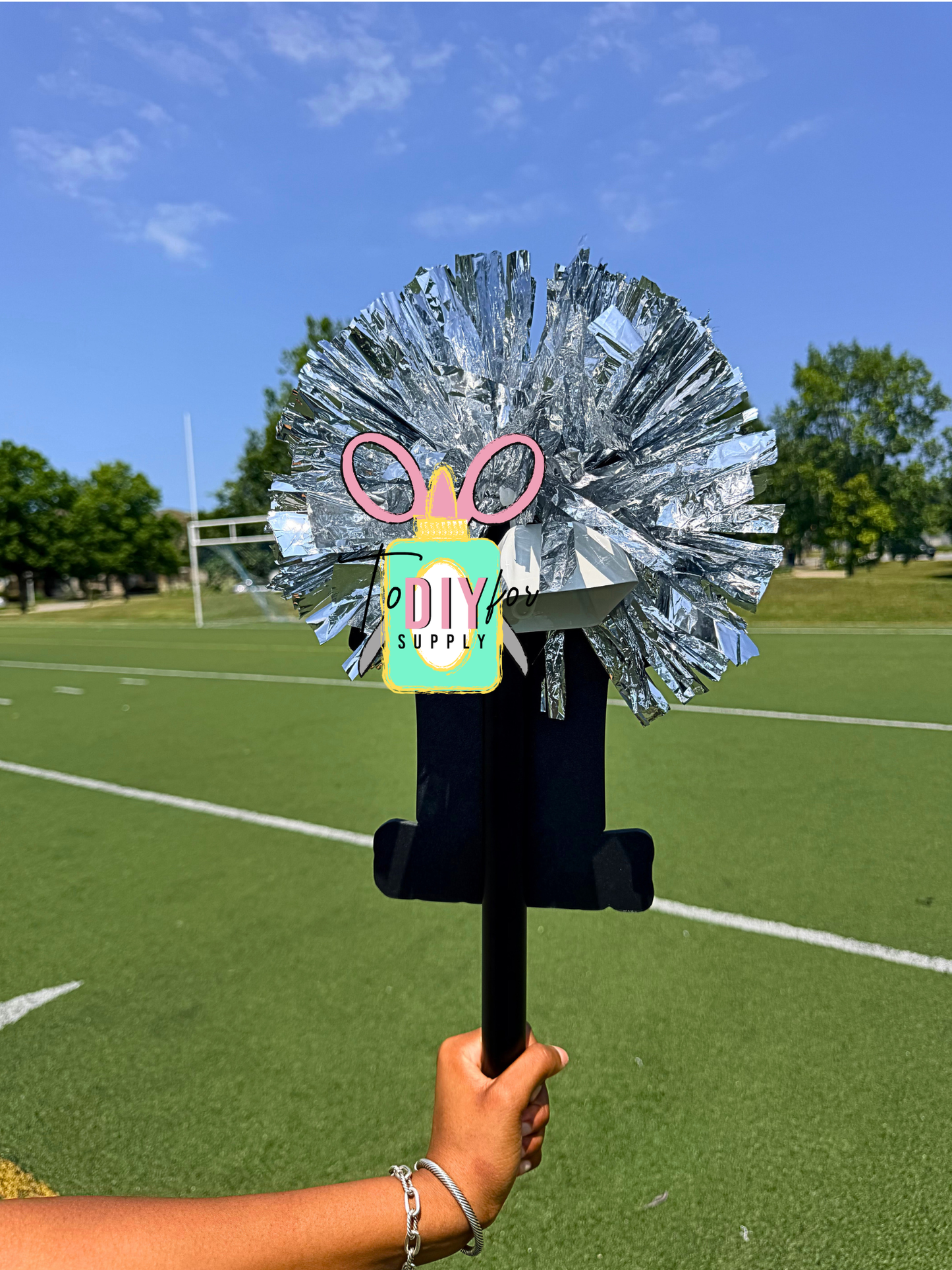 Personalized Football Jersey Spirit Stick - Stripes