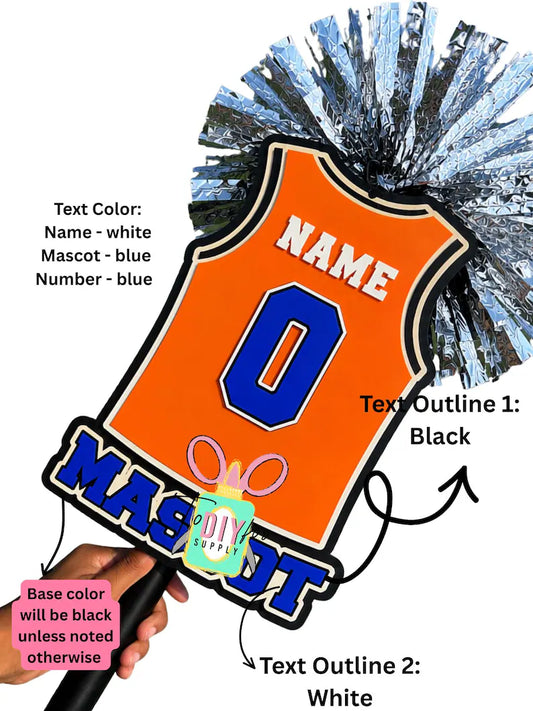 Customized Basketball Jersey STL File - DIGITAL FILE – NO PHYSICAL ITEM | NOT EDITABLE
