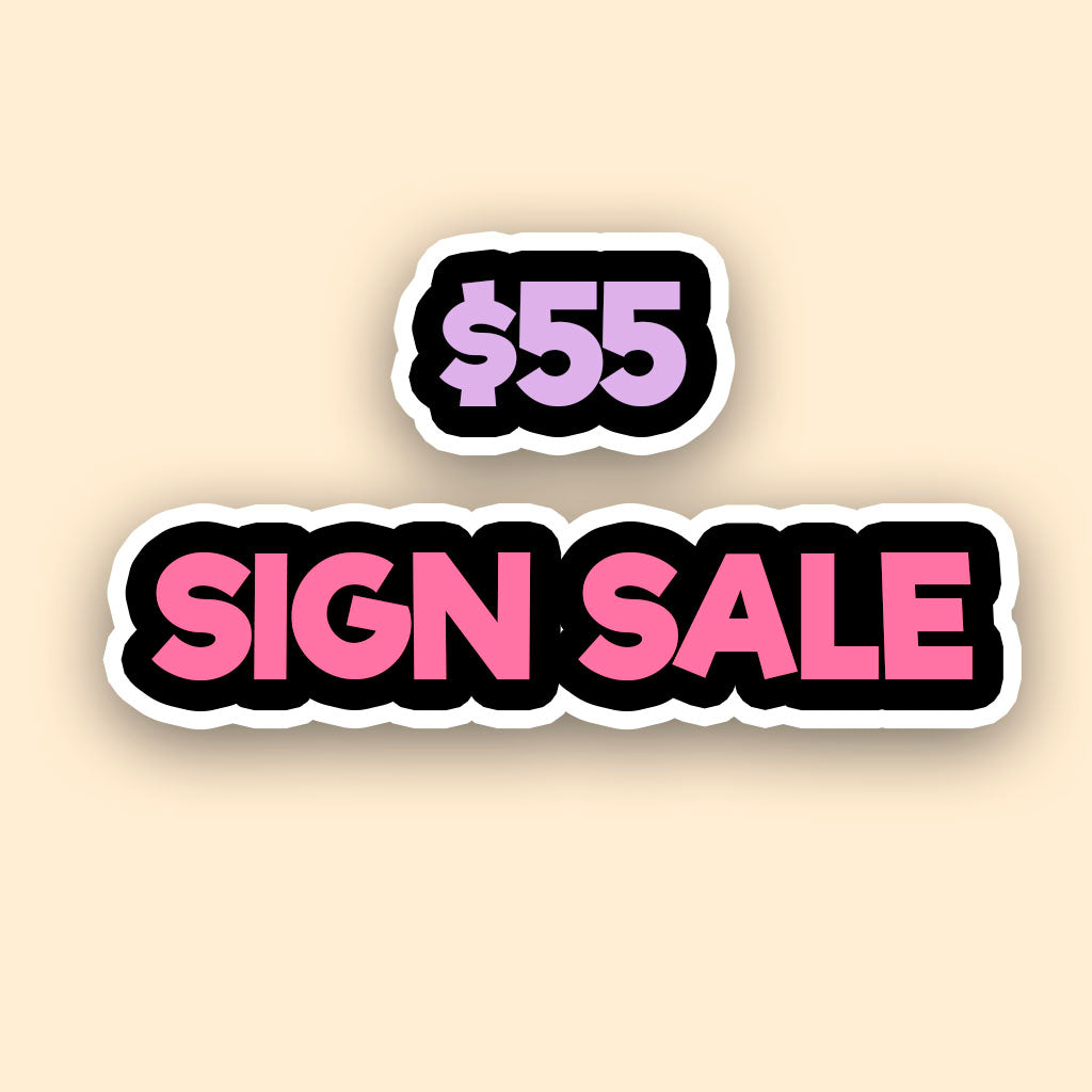 SUMMER SALE - Acrylic & Wood Signage